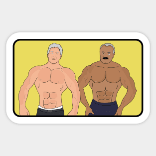 Muscle Daddies Sticker